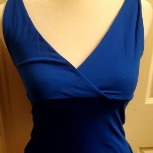 Express Women's Blue Tank Top